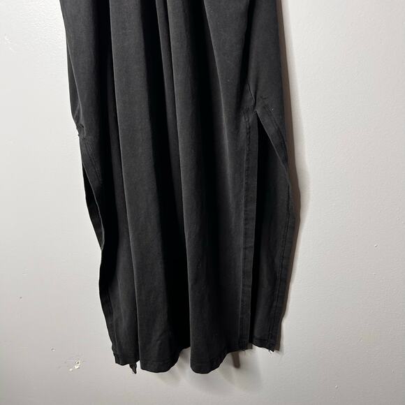 Beyond Yoga Maxi Around The World Front Twist Dress Women’s XL Black Cutout - Picture 9 of 14